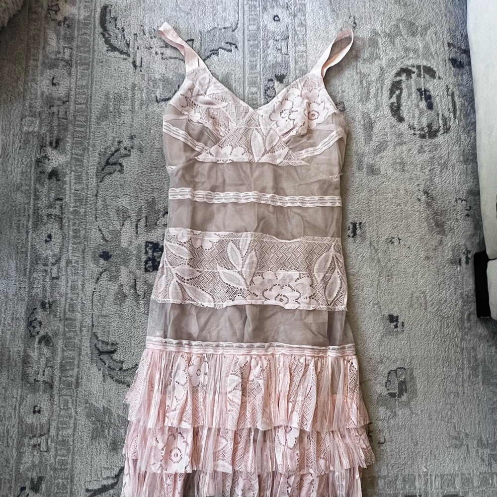 Tracy Reese Pink Lace Dress